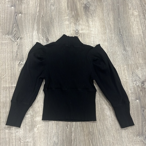 FreePeople puff sleeve mock turtleneck - Picture 4 of 4